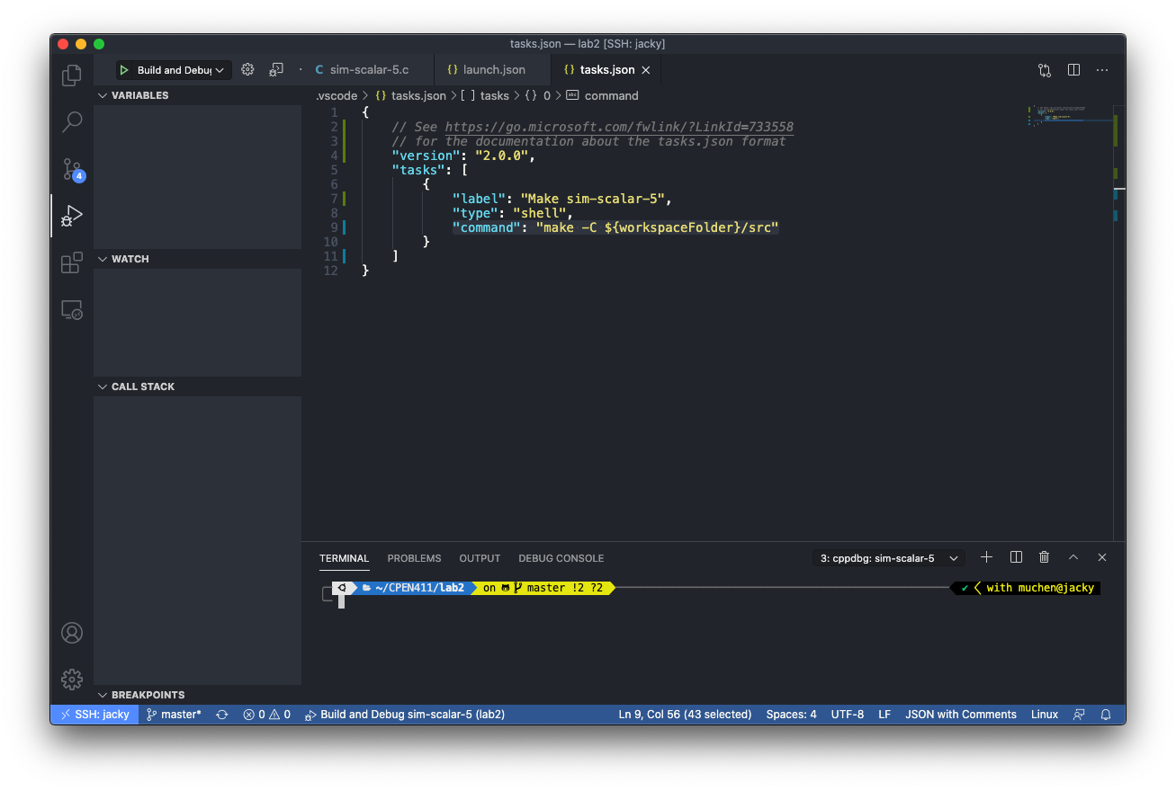 How to use GDB with VS Code | Muchen He
